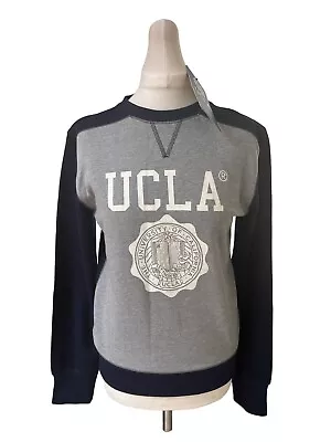 BNWT Official UCLA College Sweatshirt Gandy Kids Size 14/16 L/XL Grey And Blue • £9.99