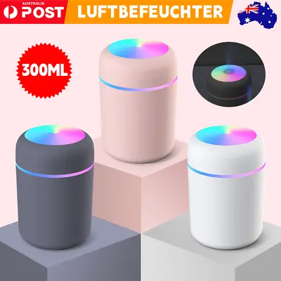 $11.02 • Buy USB Car Air Purifier Diffuser Aroma Oil Humidifier Mist Led Night Light Home AU