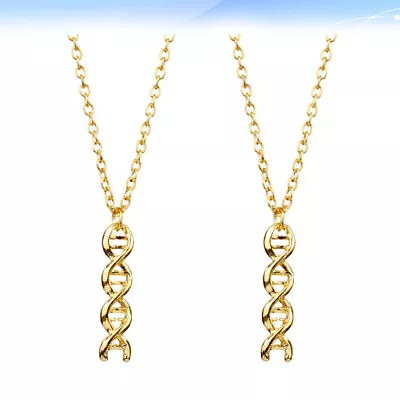  2 Pcs Molecule Necklace Gift Pendant Ornaments Gifts Pops Jewelry • $7.34