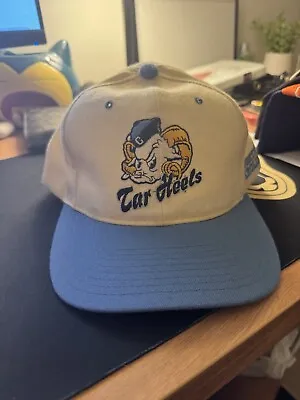 Vintage 90s UNC North Carolina Tar Heels Starter Snap Back Hat NCAA • $8.50