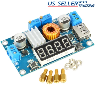 $7.99 • Buy XL4015 5A DC Buck Step Down Power Converter Voltage Current & LED Voltmeter USB