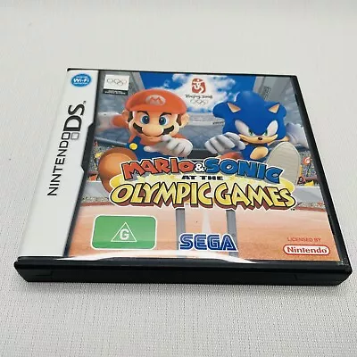 Mario & Sonic At The Olympic Games Beijing 2008 Nintendo DS Game PAL • $12.99