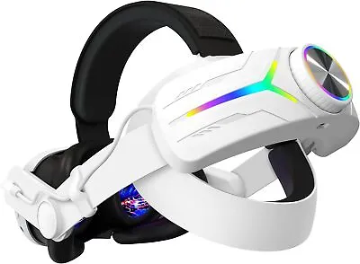 For Meta Oculus Quest 3 VR Headset W/8000mAh Battery LED RGB Elite Head Strap • $52.49