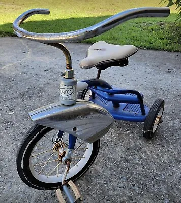 AMC Tricycle Vintage Trike Antique Tricycle Blue Trike 1960 • $95