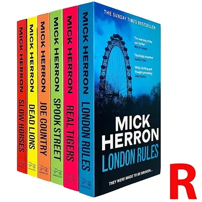 £24.99 • Buy Slough House Thriller Series Books 1- 6 Collection Set By Mick Herron Slow Horse