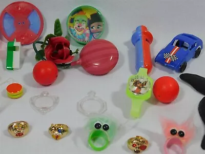 Vtg Gumball Machine Charms Cereal Toy Prizes Premium Hong Kong 1960s 1970s 28 Pc • $16.95