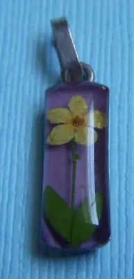 Vintage Dried Flower Sterling Charm • $24.99