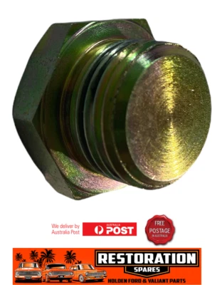 $34.95 • Buy Holden Torana Lc Lj Lh Lx Uc Diff Or Gearbox Plug 3 & 4 Speed 10 Bolt Banjo Gtr