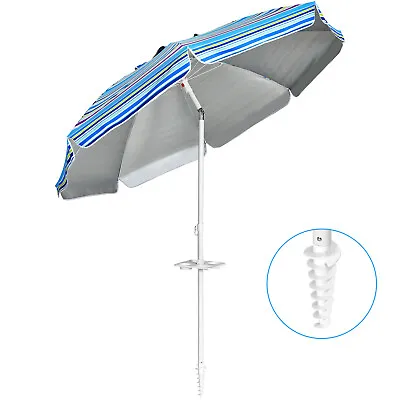 $55.95 • Buy 2.2M Outdoor Umbrella Potable Sun Shade Shelter Garden Patio Parasol Canopy Tilt