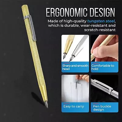 Etching Engraving Pen Center Punch Engraving Tool Alloy Multipurpose Scriber • $7.09