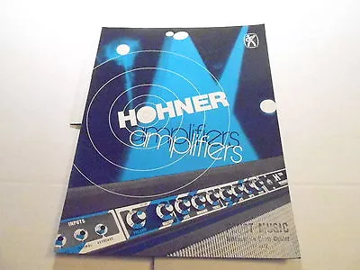 Vintage Musical Instrument Catalog #10261 - 1977 Hohner Guitar Amplifiers • $29.99