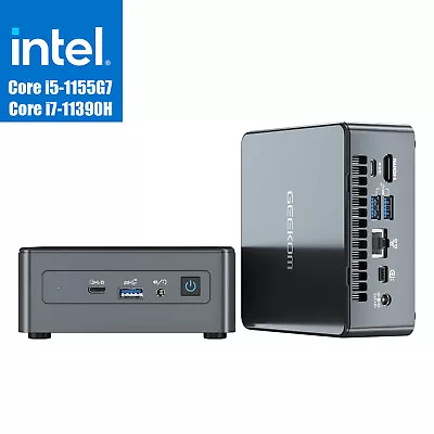 GEEKOM Mini Desktop Computer Intel I7 I5 Windows 11 16GB &32GB RAM+SSD WiFi6 BT • $359