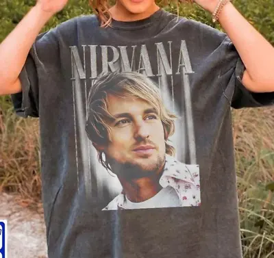 Vintage Nirvana Owen Wilson Shirt Nirvana Band Rock Shirt • $23.97