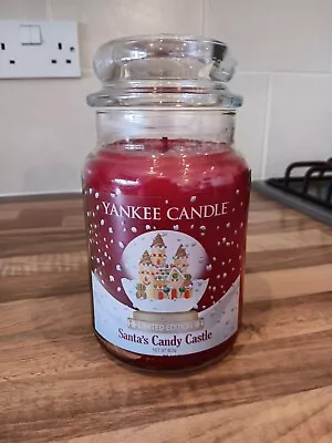 Yankee Candle Santas's Candy Castle 2014 Large 623g LIMITED EDITION  • £30