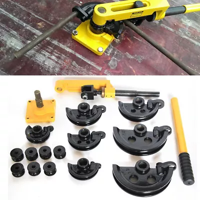 £130 • Buy 3/8''-1'' Pipe Tube Bender Pro Metal Bending Tool Steel Pipe Manual + Dies NEW
