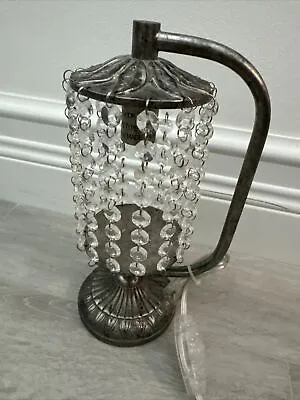 RH Baby & Child  Crystal Lamp Pewt  - Restoration Hardware - 102322sku • $99