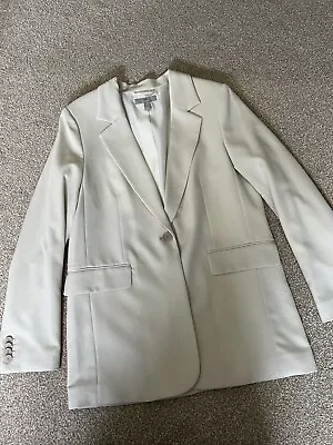 NEW WITHOUT TAGS Size S H&M Neutral Blazer • £12.99