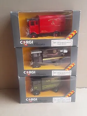 £14.50 • Buy Corgi Classics AEC Cabovers D897/12 Royal Mail, D897/14 GWR And 97140 SR