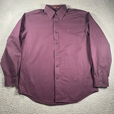 Nordstrom Dress Shirt Men's Large Long Sleeve Button Up Wrinkle-Free Dress Shirt • $10.77