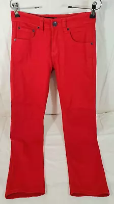 Victorious Men Size W 28 X L 30 Red Skinny Fit Jeans • $5.99