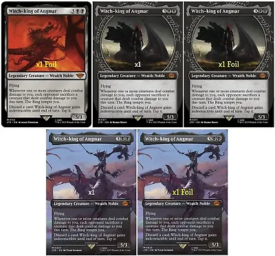 MTG LOTR Tales Of Middle-earth LTR Witch-king Of Angmar MISPRINT - MINT (SELECT) • $19.99