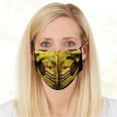 Mortal Kombat Scorpion Facemask • $12.99