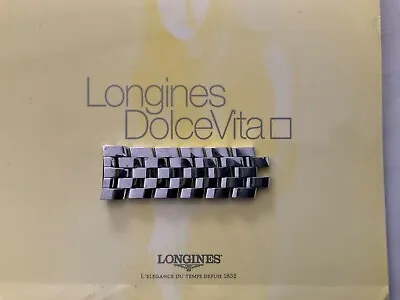 Men Longines Dolce Vita Stainless Steel Watch Bracelet ( First 6 Links ) • £30