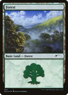 Forest (Secret Lair 573) FOIL Promo NM Land Basic Land MAGIC MTG CARD ABUGames • $1.59