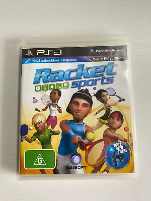 $9.90 • Buy Racket Sports PS3 PlayStation 3 2010 Tennis  Badminton 1-4 Players Free Postage 