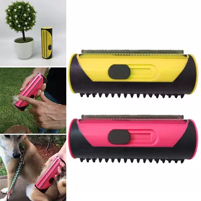 Dog Hair Comb Lint Roller Brush Cats Carpet Cleaner Brushes Pet Rolling Comb • $17.88