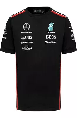 Mercedes AMG Petronas F1 Men's Team JERSEY Black • $45