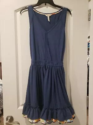 Matilda Jane Women’s Blue Ruffle Trim Swing Summer Dress Size S • $15