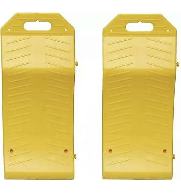 Tire Saver Ramps – Low Profile Curved Vehicle Storage Ramp Set 2 Pk • $26