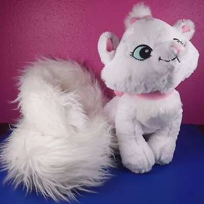 Aristocats Marie Kitty Cat Plush 48  Long Tail Disney White Kitten Boa • $17.95