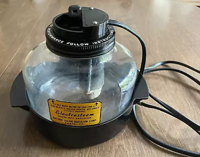 Vintage Electresteem Electric Steam Vaporizer Glass • $34.99