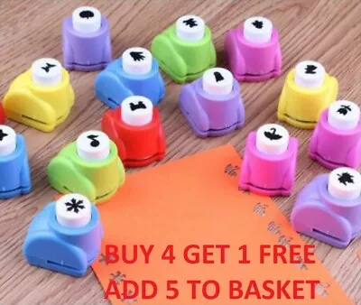 £3.15 • Buy Mini Paper Cut Punch Scrapbook Craft Cutter Stencil Handheld Making Hole UK