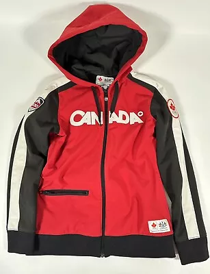 Hudson's Bay 2010 Vancouver Olympics Women's Soft Shell Jacket - Red Size M • $25.46