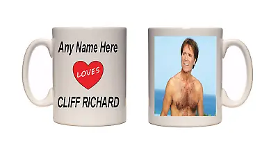 I Love Cliff Richard Mug Personalised Mug Free UK Shipping • £9.95