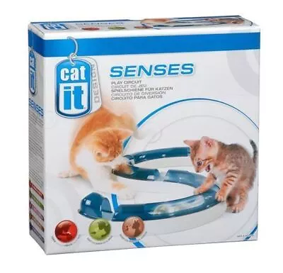 Hagen Catit Senses Play Circuit Sight Sound Touch Cat Kitten Play Ball Toy Game • £10.99