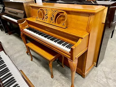 Baldwin Studio Upright Piano 44  Satin Oak • $3995