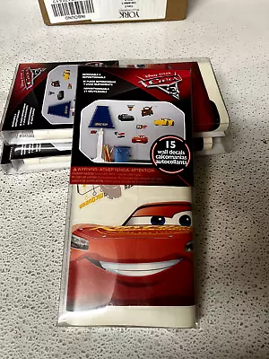 RoomMates RMK3353SCS Disney Pixar Cars 3 Peel And Stick Wall Decals  Red • $8.40