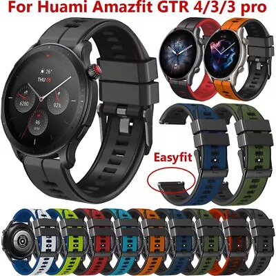 22mm Sport Strap Fr Huami Amazfit GTR 4 3 Pro 2 2e Watch Band Stratos 3 Bracelet • $6.03