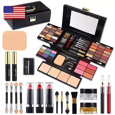 Professional Makeup Kit For Women Girls Full Kit With Mirror 58 Colors All In On • $44.06