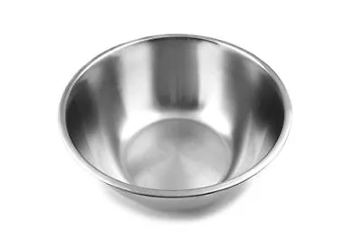 Large Stainless Steel Mixing Bowl 14.25 X 14.25 X 6.25 Inches Metallic • $29.62