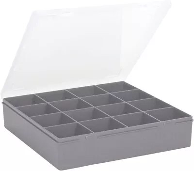 Wham 9.01 16 Division Square Plastic Craft DIY Storage Organiser Box Upcycled • £11.99