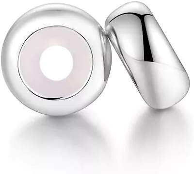 $9.95 • Buy Sterling Silver Bead Spacers Clip Lock Stopper Charm Pandora Bracelet Beads NEW