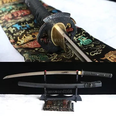 9260 Spring Steel Japanese Samurai Battle Ready Sword Katana Heavy Cutting • $173.80