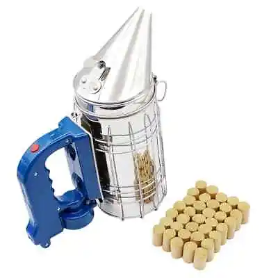 Beekeeping Tool Electric Bee Smoker With Heat Shield Smoke Bomb Vapor Apiculture • $27.67