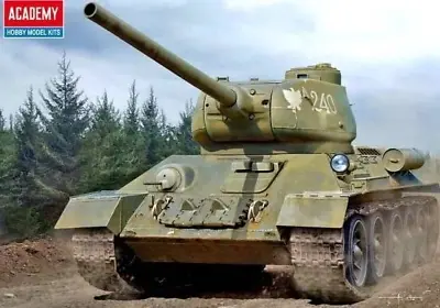 Academy Hobby 13554 Soviet Medium Tank T-34-85 Ural Tank Factory No. 183 1/35 • $36.79