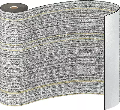 Vinyl Flooring Roll - Simulated Carpet Texture Peel And Stick Floor Tiles - 15.7 • $32.49